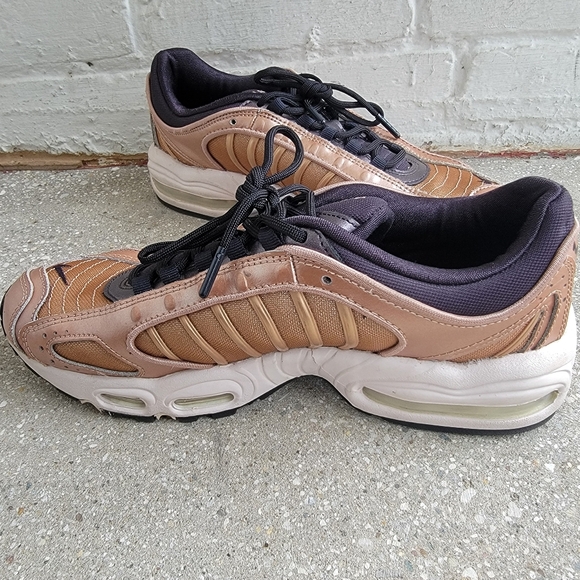 Nike Air Max Golden rose sparkle shoes size 10 - Picture 4 of 8